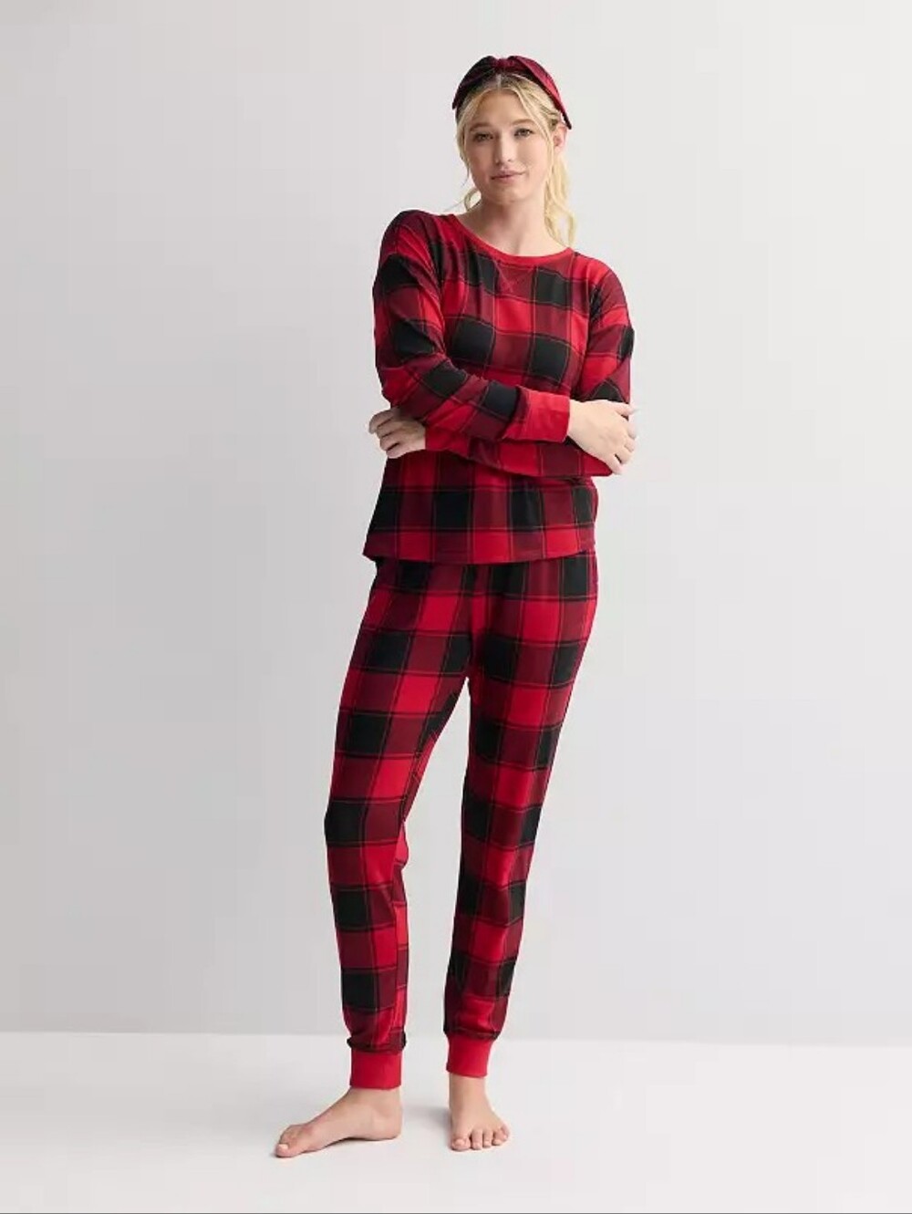 NWT Sonoma 3-pc. Pajama Set XXL -Top, Pants & Headband Firm Price